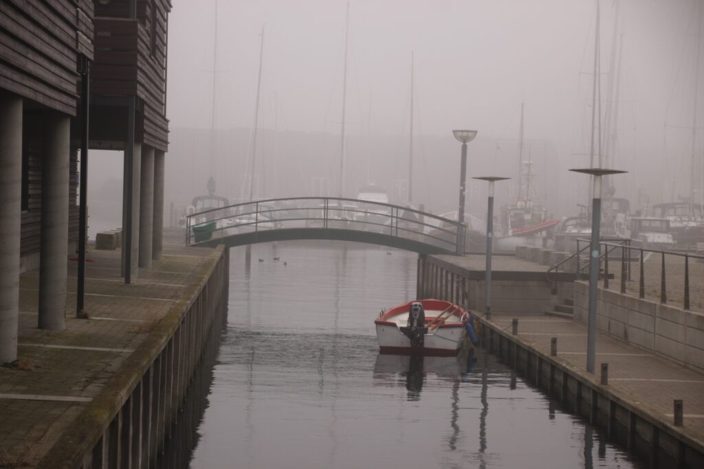 Tåge i Faaborg Havn